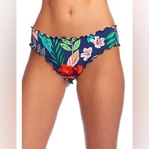 Hobie Hibiscus Jungle Bikini Bottoms Size Large NWT